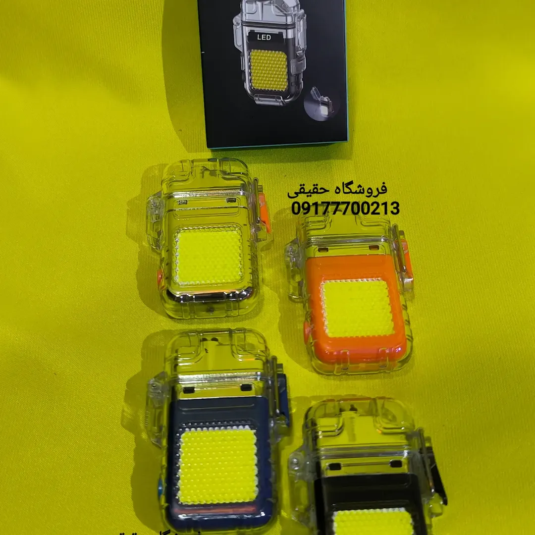فندک الکتریکی شارژی چراغ دار